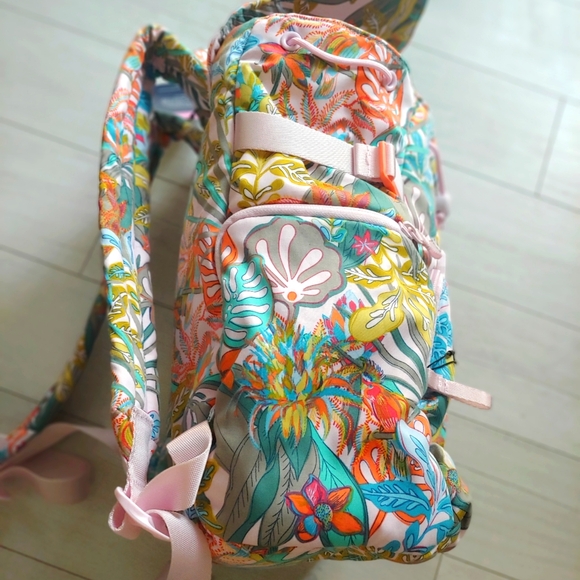 Vera Bradley NEW Rain Forest Canopy Backpack - Picture 4 of 14